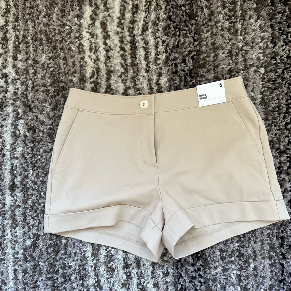 Express Khaki Shorts-6
